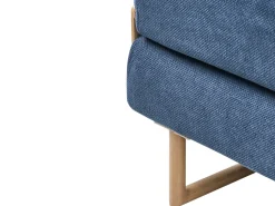Divano letto singolo JERSLEV Tessuto Blu