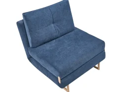 Divano letto singolo JERSLEV Tessuto Blu