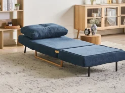 Divano letto singolo JERSLEV Tessuto Blu