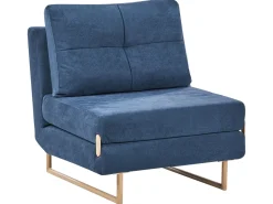 Divano letto singolo JERSLEV Tessuto Blu