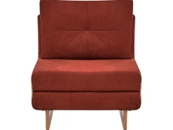 Divano letto singolo JERSLEV Tessuto Rosso