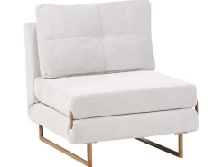 Divano letto singolo JERSLEV Tessuto Bianco sporco