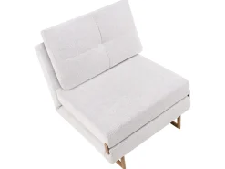 Divano letto singolo JERSLEV Tessuto Bianco sporco