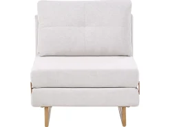 Divano letto singolo JERSLEV Tessuto Bianco sporco