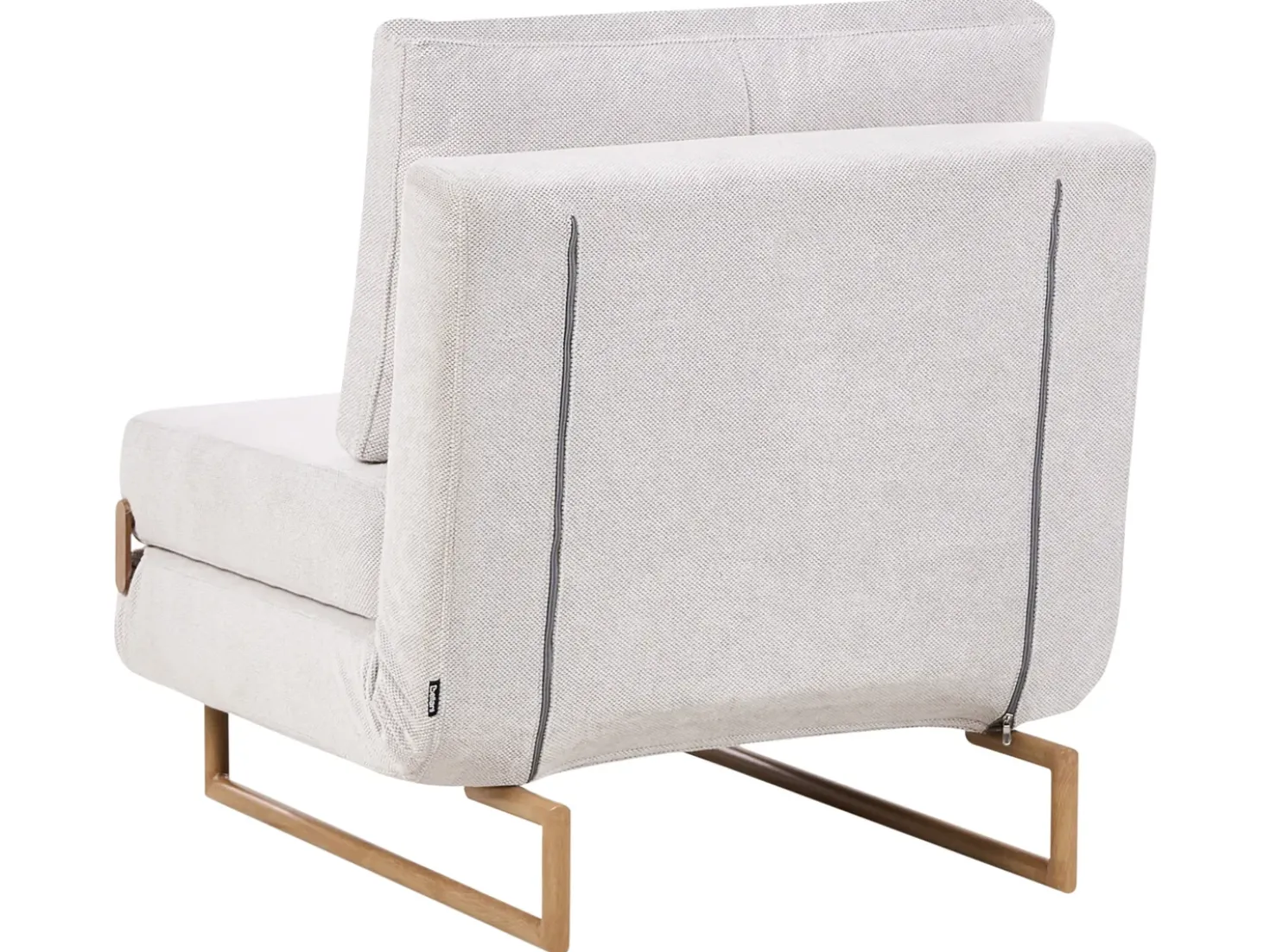Divano letto singolo JERSLEV Tessuto Bianco sporco