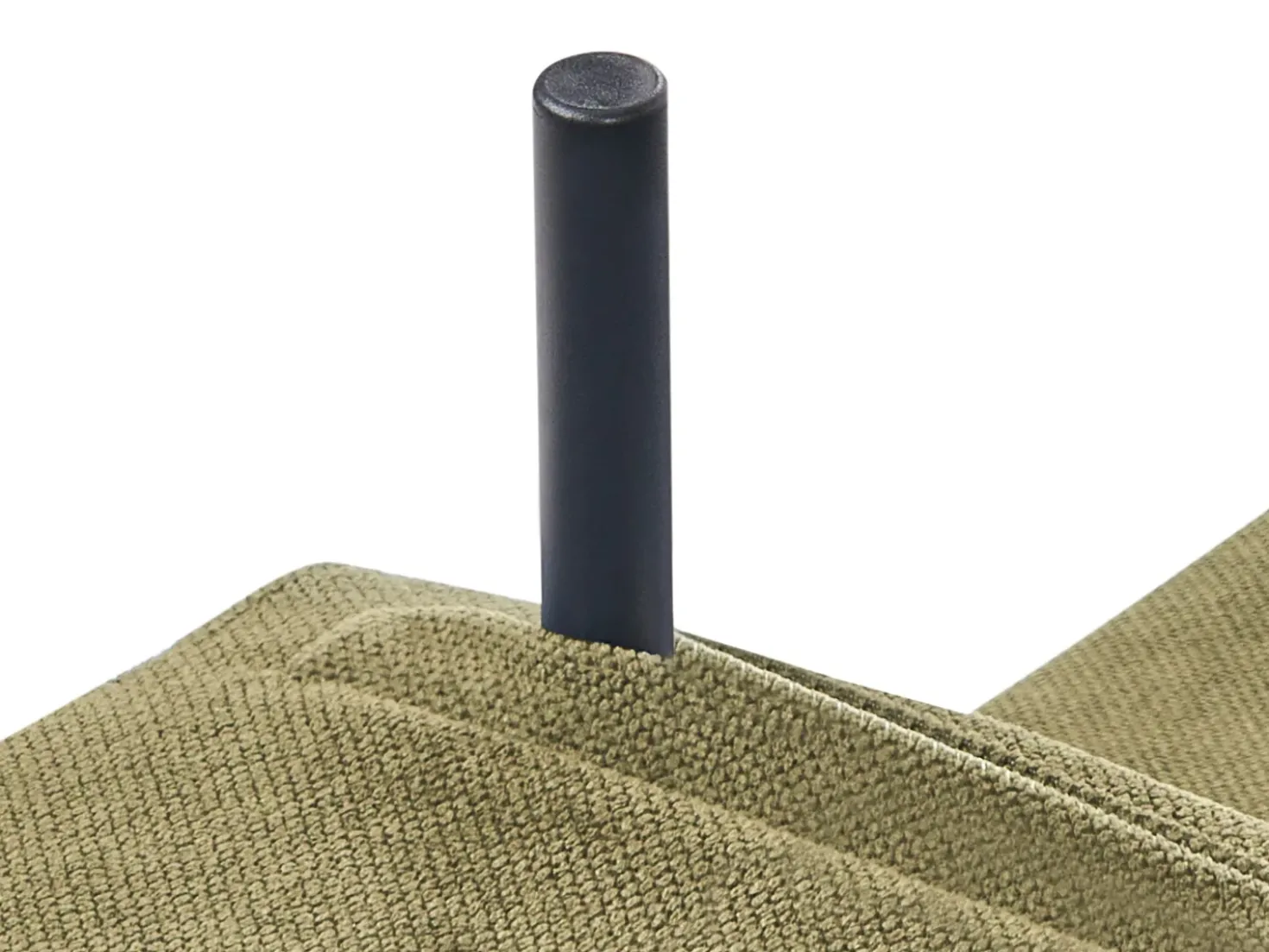 Divano letto singolo JERSLEV Tessuto Verde