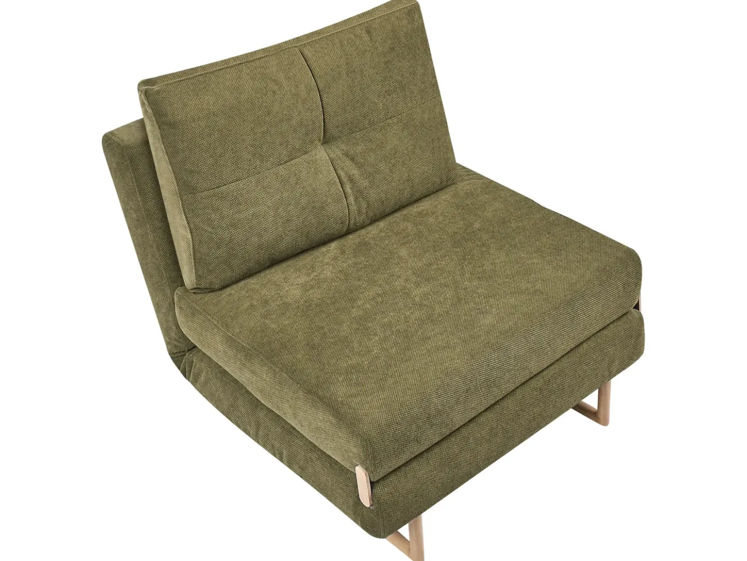 Divano letto singolo JERSLEV Tessuto Verde