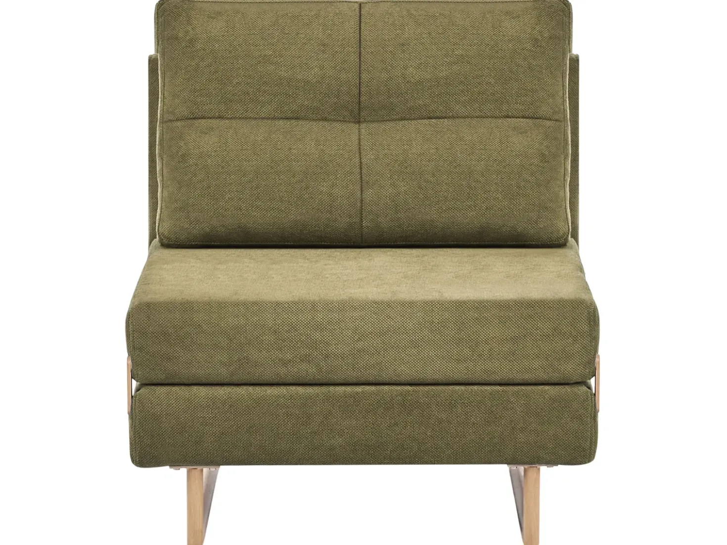 Divano letto singolo JERSLEV Tessuto Verde