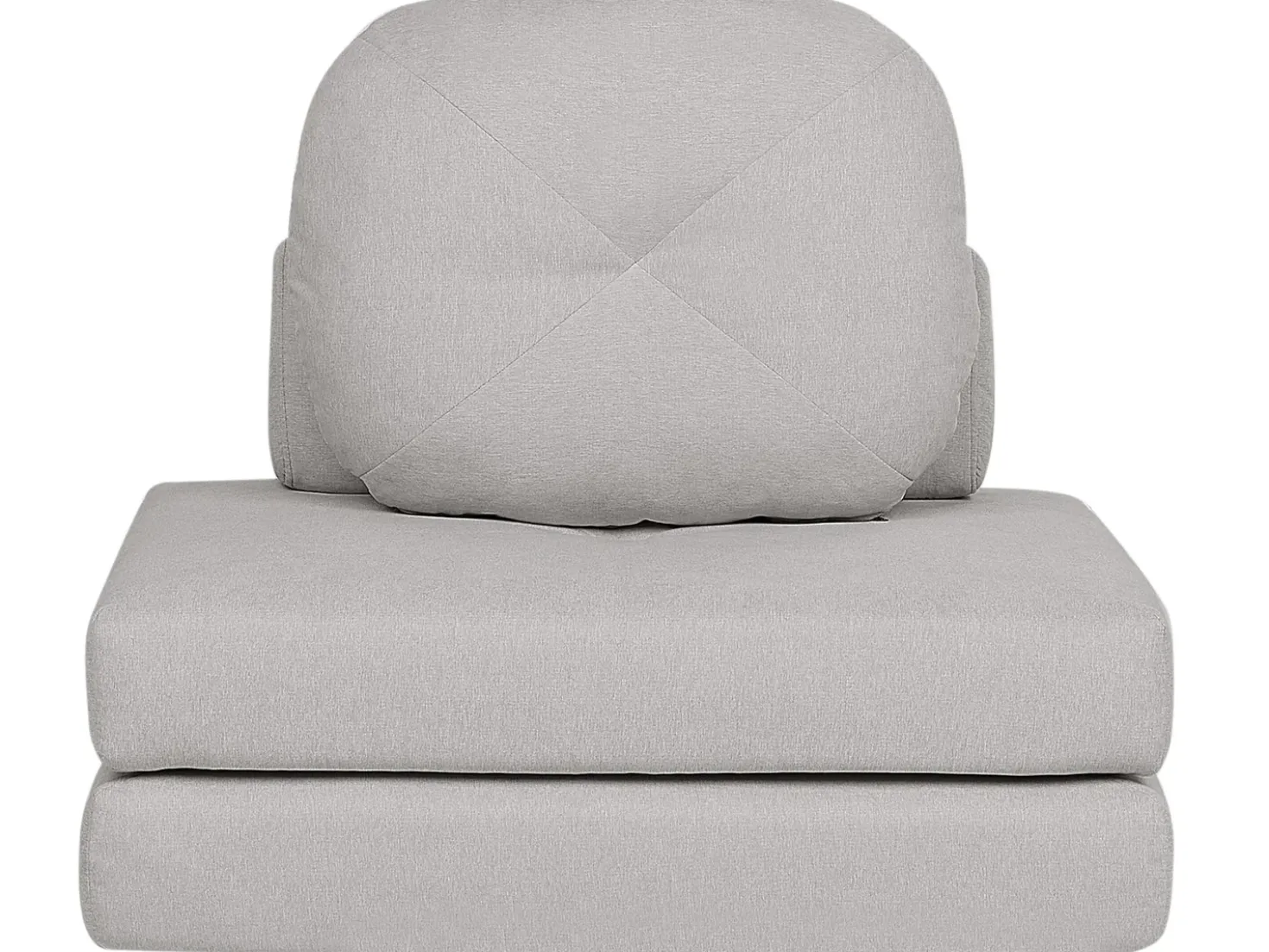 Divano letto singolo OLDEN Tessuto Grigio chiaro