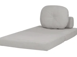 Divano letto singolo OLDEN Tessuto Grigio chiaro