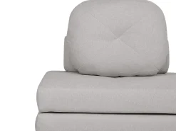 Divano letto singolo OLDEN Tessuto Grigio chiaro