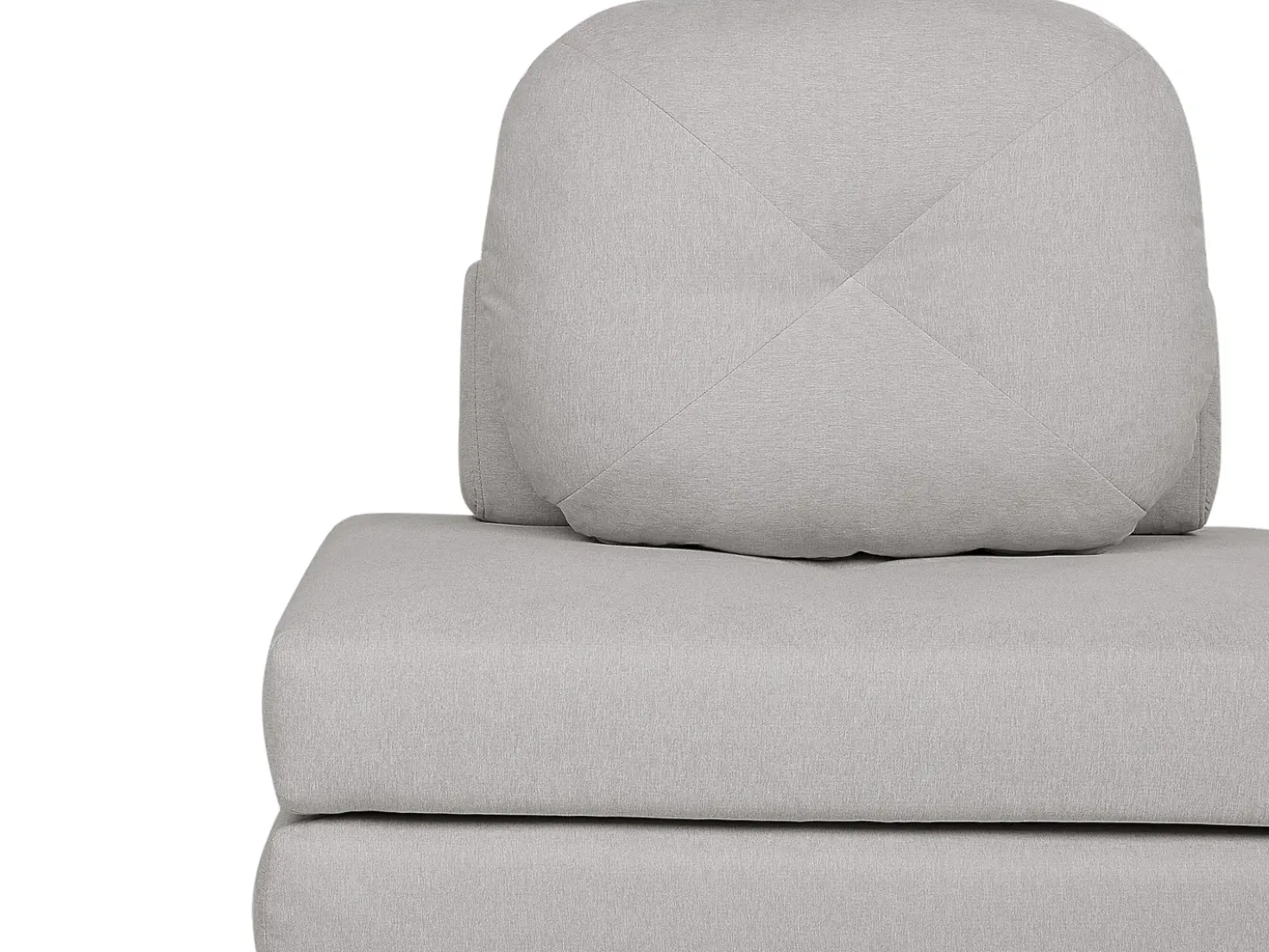Divano letto singolo OLDEN Tessuto Grigio chiaro