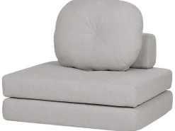 Divano letto singolo OLDEN Tessuto Grigio chiaro