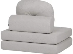 Divano letto singolo OLDEN Tessuto Grigio chiaro