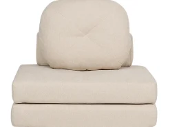 Divano letto singolo OLDEN Tessuto Beige chiaro