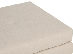 Divano letto singolo OLDEN Tessuto Beige chiaro