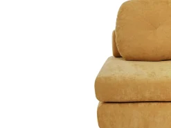 Divano letto singolo OLDEN Ciniglia Senape
