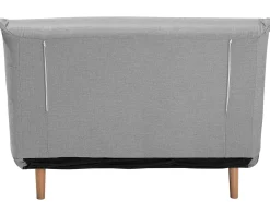 Divano letto singolo SETTEN Tessuto Grigio chiaro