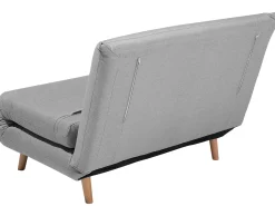 Divano letto singolo SETTEN Tessuto Grigio chiaro