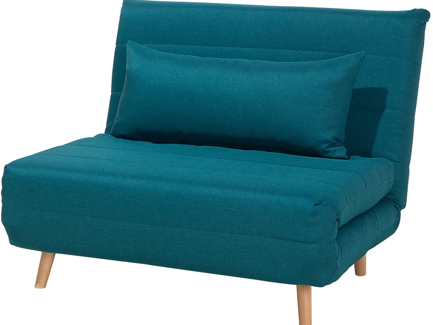 Divano letto singolo SETTEN Tessuto Blu oltremare