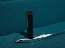 Divano letto singolo SETTEN Tessuto Blu oltremare