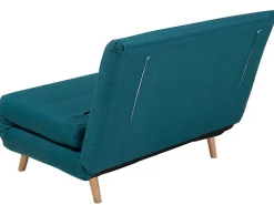 Divano letto singolo SETTEN Tessuto Blu oltremare
