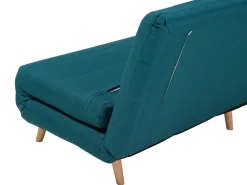 Divano letto singolo SETTEN Tessuto Blu oltremare