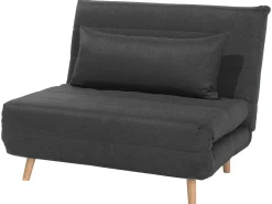Divano letto singolo SETTEN Tessuto Grigio scuro