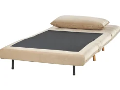 Divano letto singolo SETTEN Velluto Beige sabbia