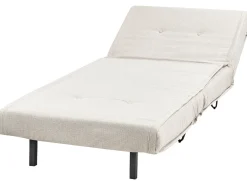 Divano letto singolo VESTFOLD Tessuto Beige chiaro