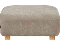 Divano modulare 2 posti AMLI Tessuto Beige con ottomana