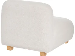 Divano modulare 3 posti AMLI Bouclé Bianco sporco