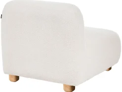Divano modulare 3 posti AMLI Bouclé Bianco sporco