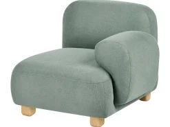 Divano modulare 3 posti AMLI Tessuto Verde chiaro