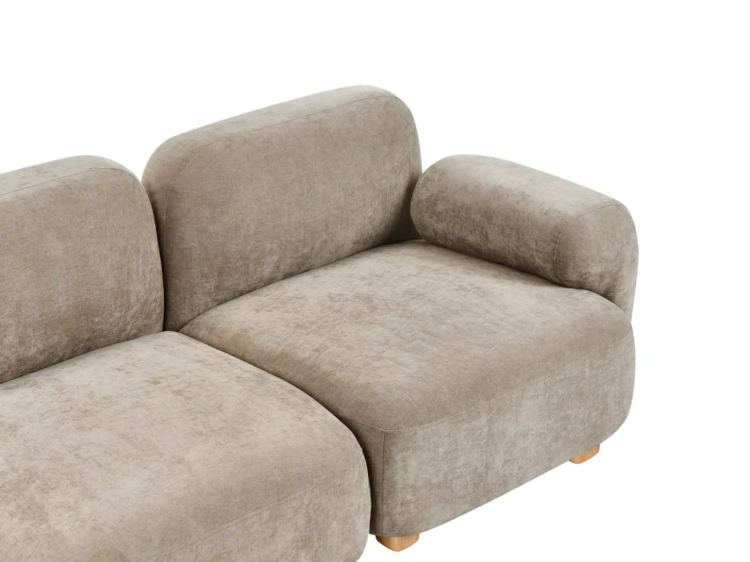 Divano modulare 3 posti AMLI Tessuto Beige