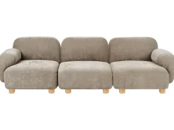 Divano modulare 3 posti AMLI Tessuto Beige