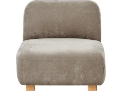 Divano modulare 3 posti AMLI Tessuto Beige con ottomana