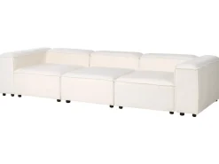 Divano modulare 3 posti ARDAL Bouclé Bianco sporco