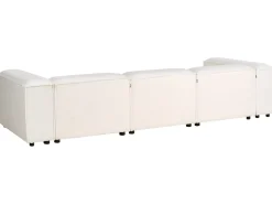 Divano modulare 3 posti ARDAL Bouclé Bianco sporco