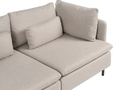 Divano modulare 2 posti EGERIS Tessuto Beige