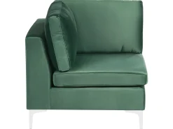 Divano modulare 3 posti EVJA Velluto Verde