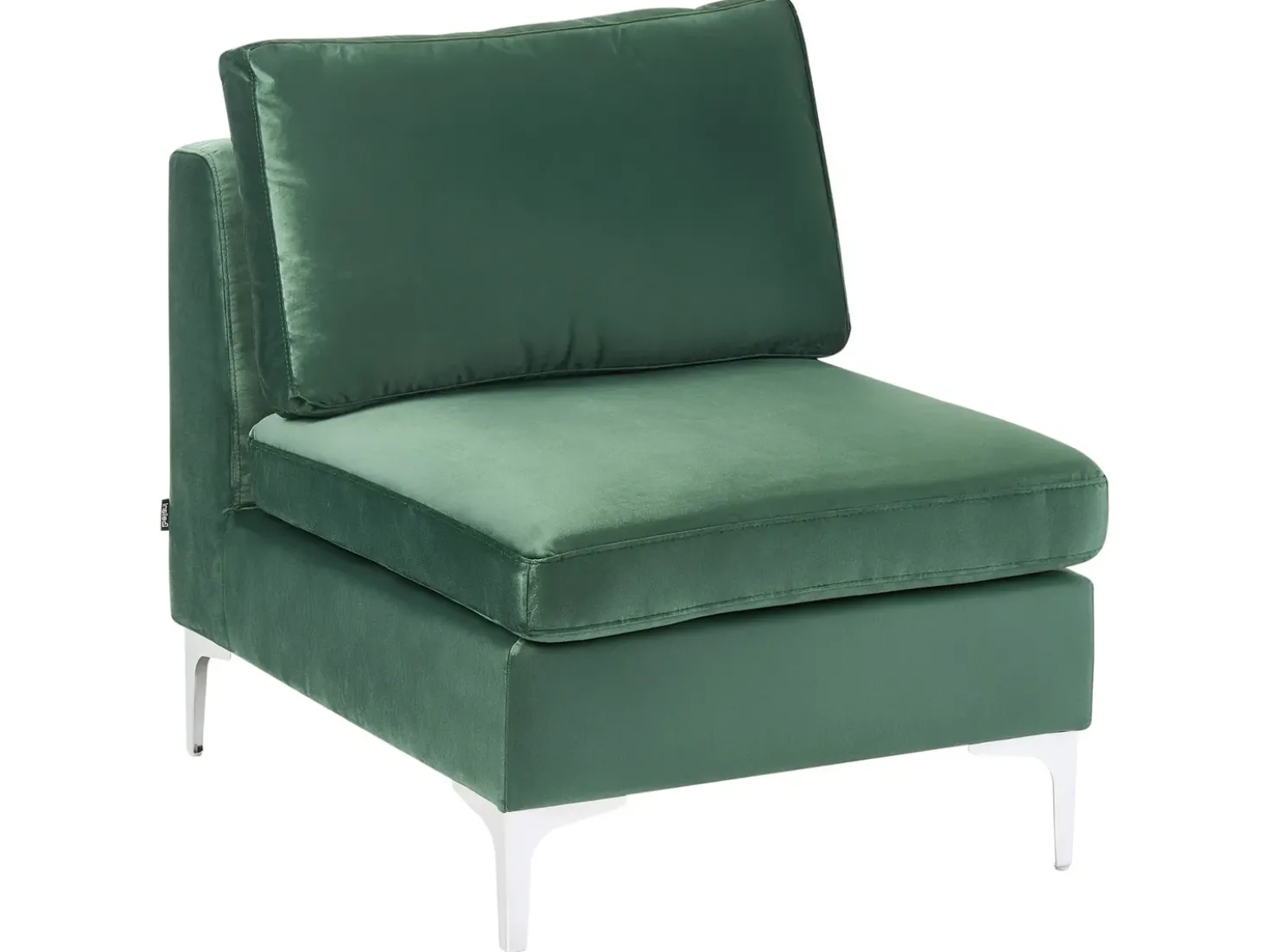 Divano modulare 3 posti EVJA Velluto Verde