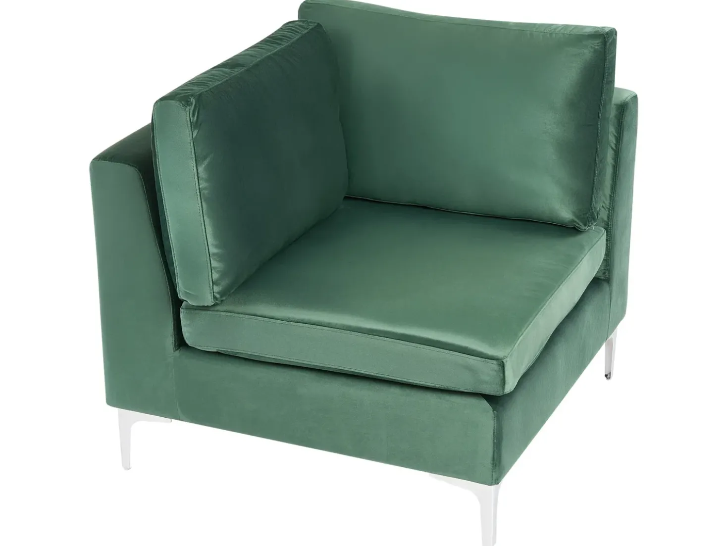 Divano modulare 3 posti EVJA Velluto Verde