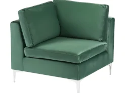 Divano modulare 3 posti EVJA Velluto Verde