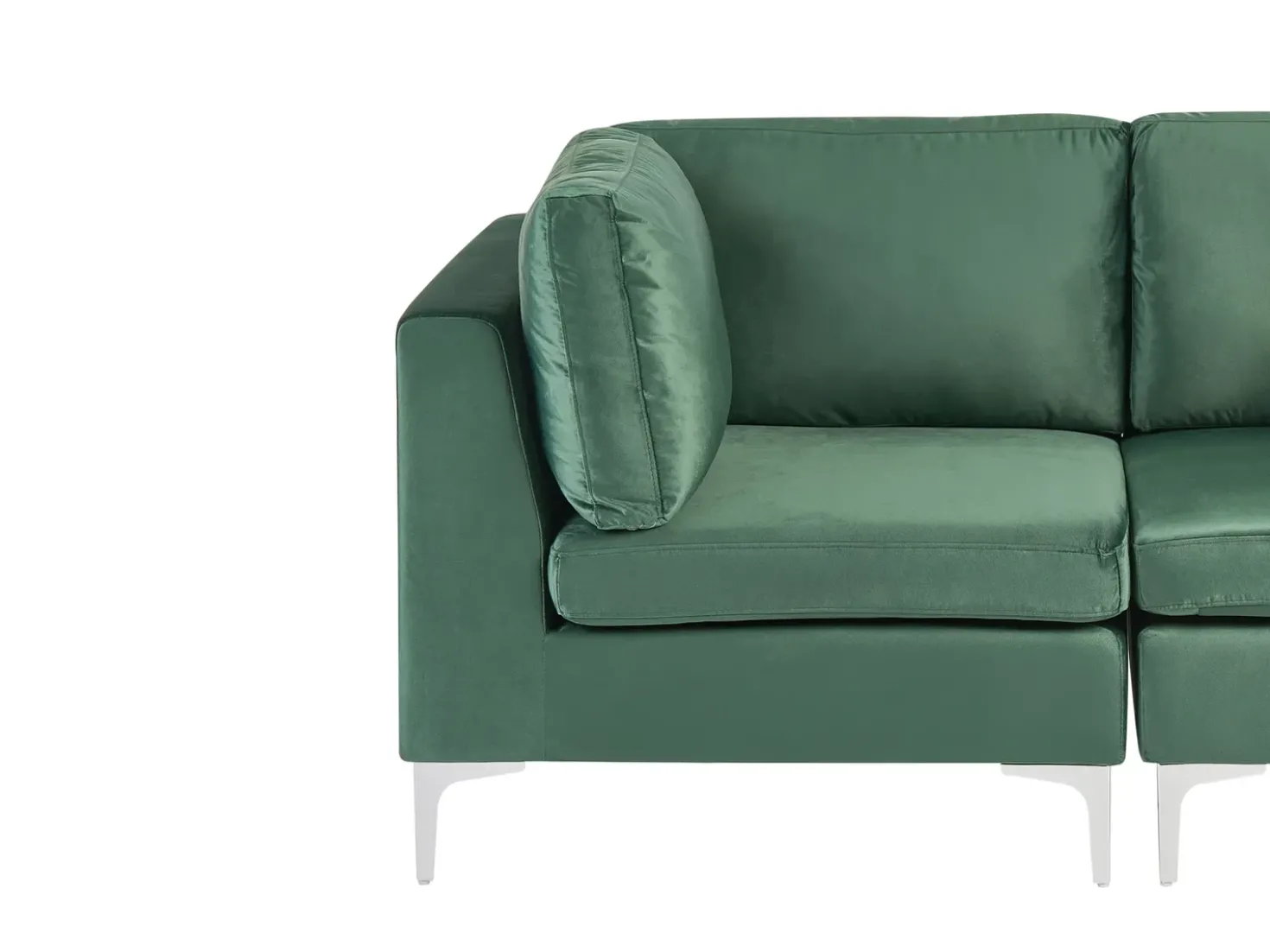 Divano modulare 3 posti EVJA Velluto Verde