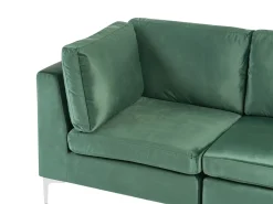 Divano modulare 2 posti EVJA Velluto Verde