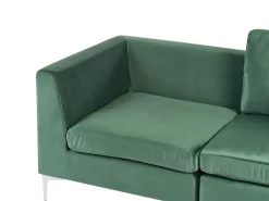 Divano modulare 2 posti EVJA Velluto Verde
