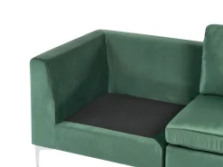 Divano modulare 2 posti EVJA Velluto Verde