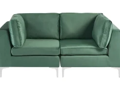 Divano modulare 2 posti EVJA Velluto Verde