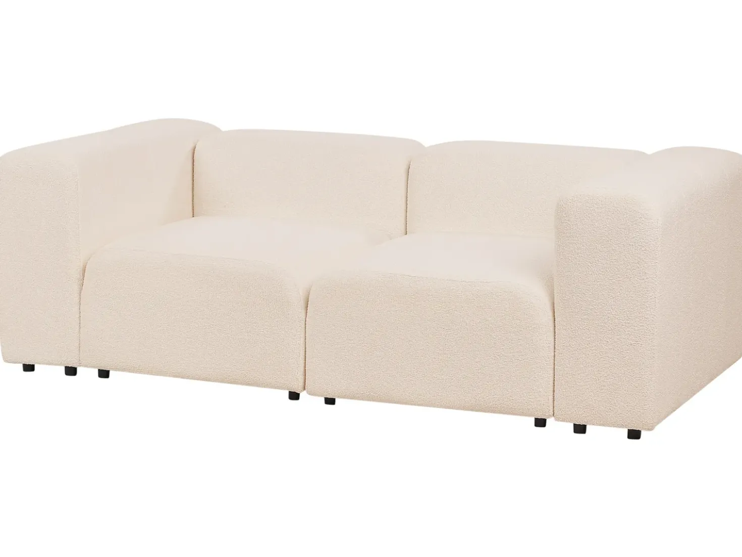 Divano modulare 2 posti FALSTERBO Bouclé Beige chiaro